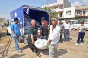 HİBE YEMLER BESİCİYE DAĞITILDI