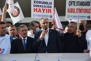 ALKIŞ DEĞİL, HAKKIMIZI İSTİYORUZ”