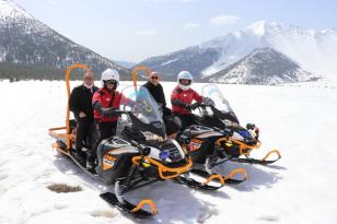 ELMALI BOĞAZINDA SNOWBOARD ŞOVU