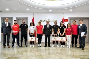 VALİ ELBAN:”SPORUN HER TÜRLÜSÜNE KATKI SUNMA HEDEFİNDEYİZ”