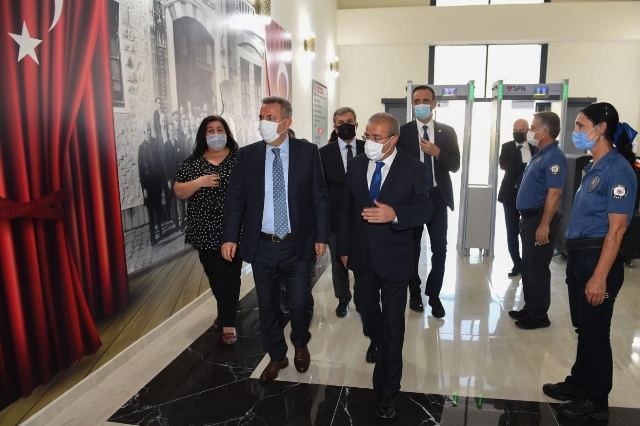 VALİ ELBAN ÇUKUROVA KAYMAKAMLIĞINDA İNCELEMELERDE BULUNDU