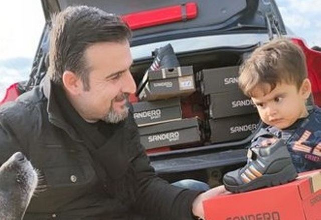 SOĞUK HAVALARDA ÇOCUKLARIN YÜZÜ GÜLDÜ