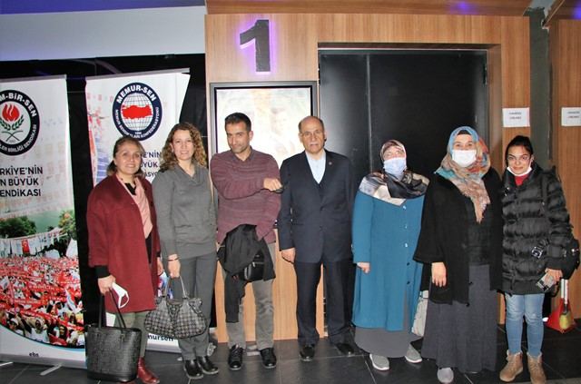 Eğitim-Bir-Sen üyeleri "Kesişme: İyi ki Varsın Eren" filmini izledi