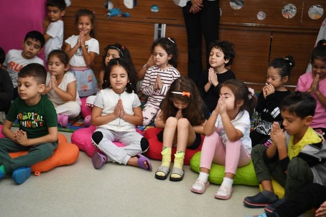 ÇUKUROVALI ÇOCUKLAR YOGA EĞİTİMİNİ ÇOK SEVDİ