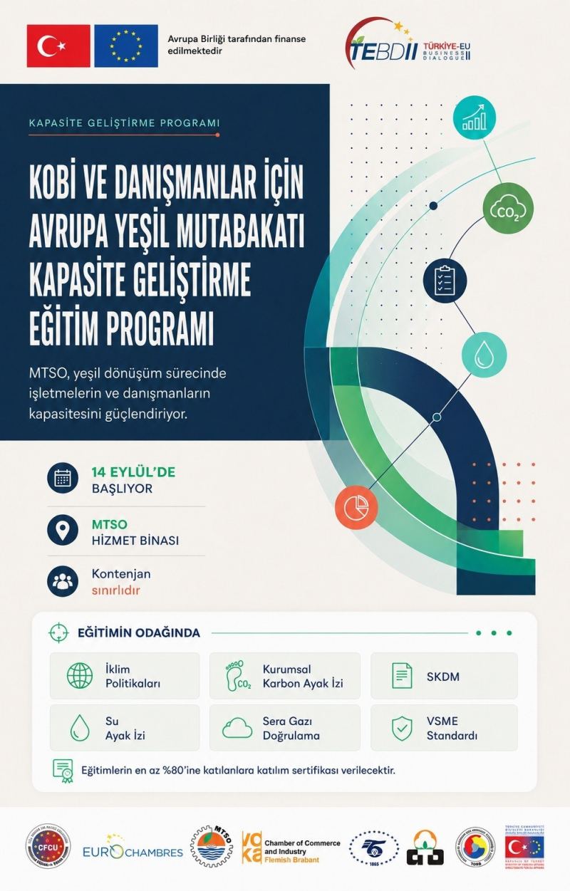 MTSO’dan KOBİ ve danışmanlara yeşil dönüşüm eğitimi