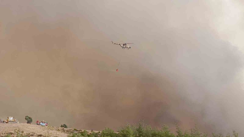 ADANA'NIN KOZAN İLÇESİNDE ÇIKAN ORMAN YANGININA 5 HELİKOPTER, 2 UÇAKLA MÜCADELE SÜRÜYOR. BÖLGEDE 7 EV YANARAK KULLANILAMAZ HALE GELDİ.