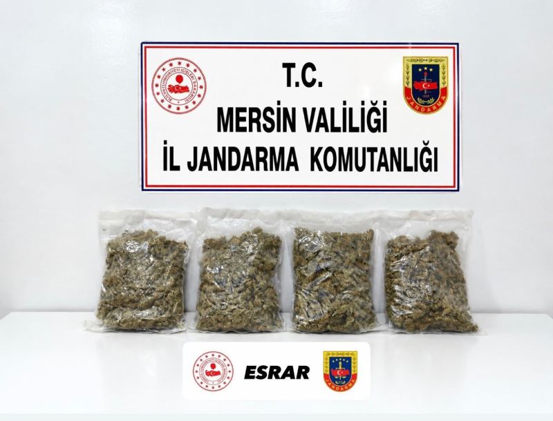 Mersin’de uyuşturucu operasyonu: 2 gözaltı