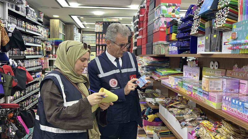 Mersin’de kırtasiyelere sıkı denetim