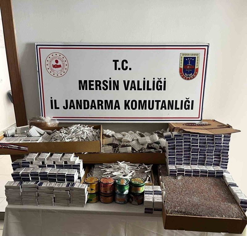 Mersin’de sigara kaçakçılığı operasyonu: 32 bin 120 makaron ele geçirildi