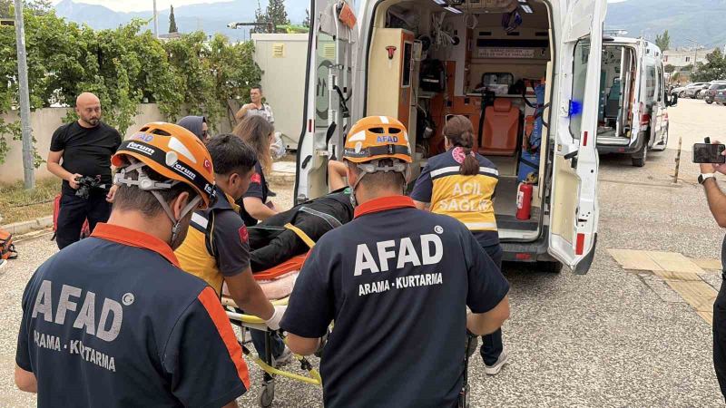 OSMANİYE'DE 112 ACİL ÇAĞRI MERKEZİ'NDE YANGIN VE KURTARMA TATBİKATI GERÇEKLEŞTİRİLDİ.