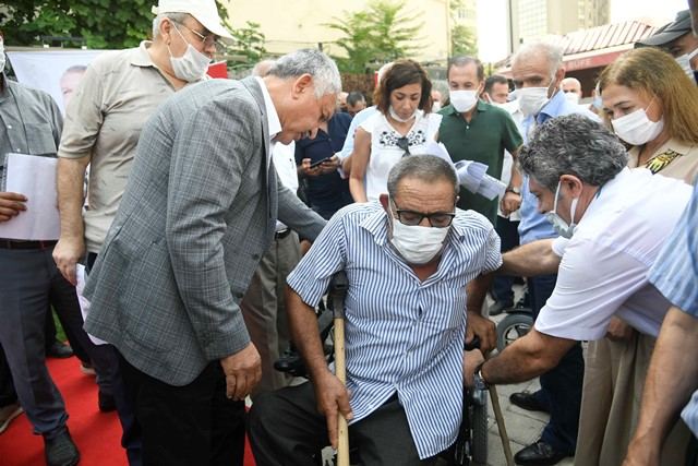 300 ENGELLİ VATANDAŞA AKÜLÜ, TEKERLEKLİ SANDALYE