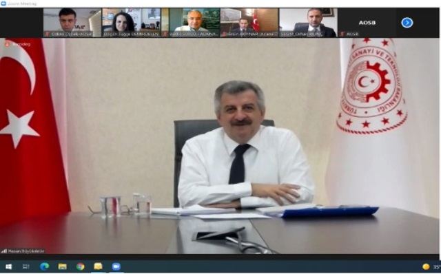 AOSB’nin projeleri bakanlıkta tanıtılacak