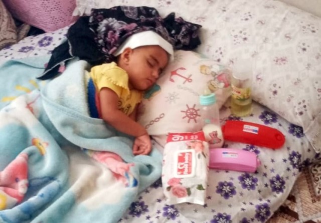 Magandanın vurduğu 2 yaşındaki kız felç kaldı