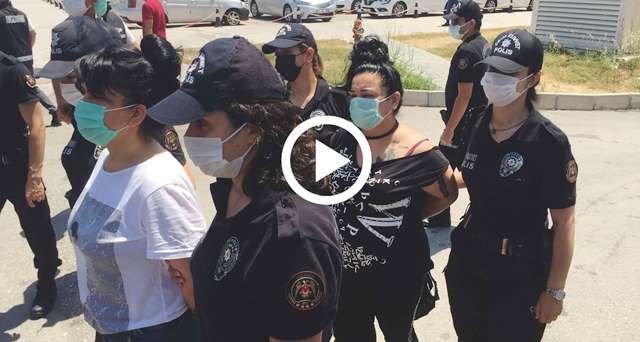 KADINLI SUÇ ÖRGÜTÜNE 10 TUTUKLAMA