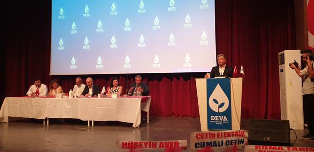 DEVA PARTİSİ CEYHAN İLÇE KONGRESİ GERÇEKLEŞTİRİLDİ