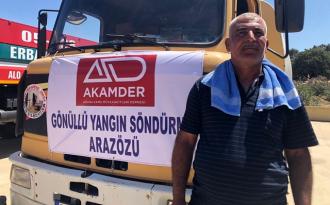 Arazözü ile 24 saat nöbet tutuyor