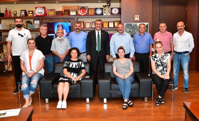 Başkan Çetin Alevi canlarla gönül gönüle