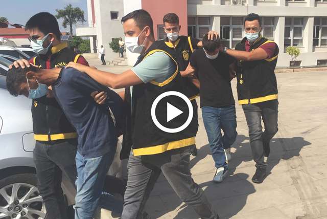 8 bin lira değerinde akü çalan iki hırsız yakalandı