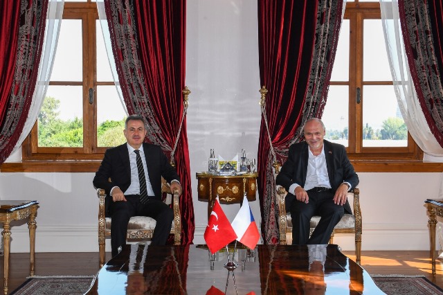 Çekya Büyükelçisi Vacek’ten Vali Elban’a Ziyaret