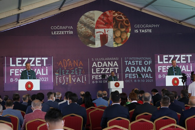 ADANA KEBABININ ATEŞİNİ CUMHURBAŞKANI ERDOĞAN YAKTI