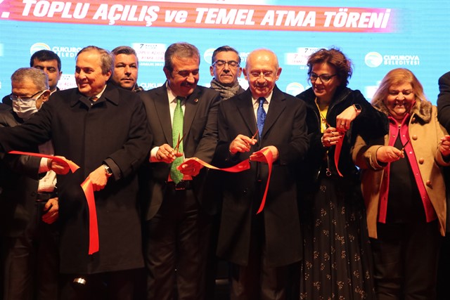 “7 BUÇUK YILDA 7’NCİ TOPLU AÇILIŞ VE TEMEL ATMA TÖRENİ”