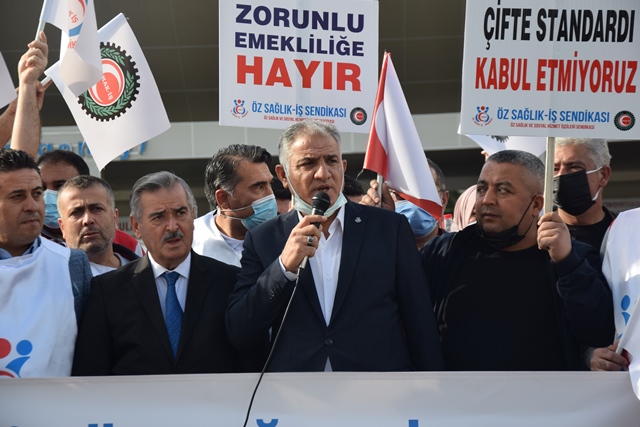 ALKIŞ DEĞİL, HAKKIMIZI İSTİYORUZ”