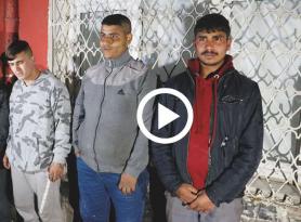 POLİSTEN KAÇAN HIRSIZLAR SAKLANDIKLARI YERDE YAKALANDI