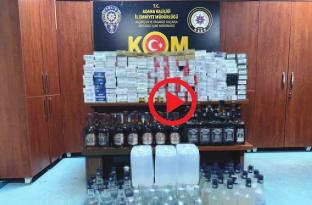 Adana’da sahte içki operasyonu