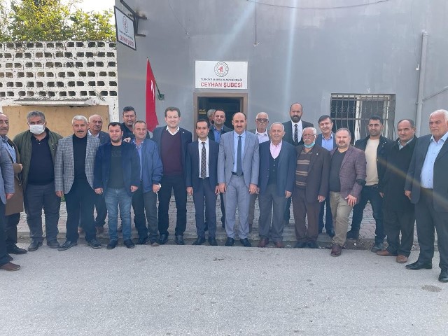 TEKİN, CEYHANLI MUHTARLARIN SORUNLARI DİNLENDİ