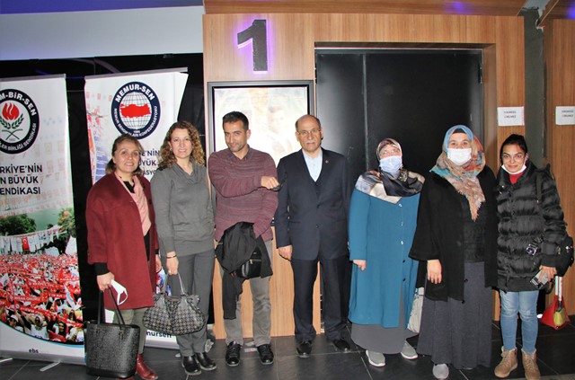 Eğitim-Bir-Sen üyeleri “Kesişme: İyi ki Varsın Eren” filmini izledi