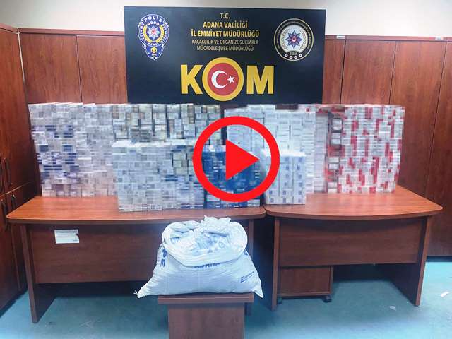 Adana’da kaçakçılık operasyonu
