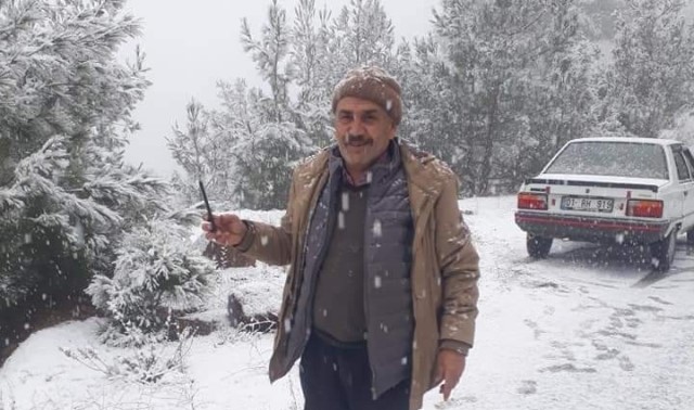 Adana’nın kuzeyinde kar sevinci