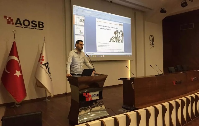 ÇÜ AOSB Teknik Bilimler MYO’da Seminerler Devam Ediyor