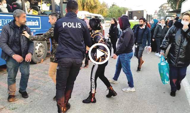 Durakta taciz kavgası