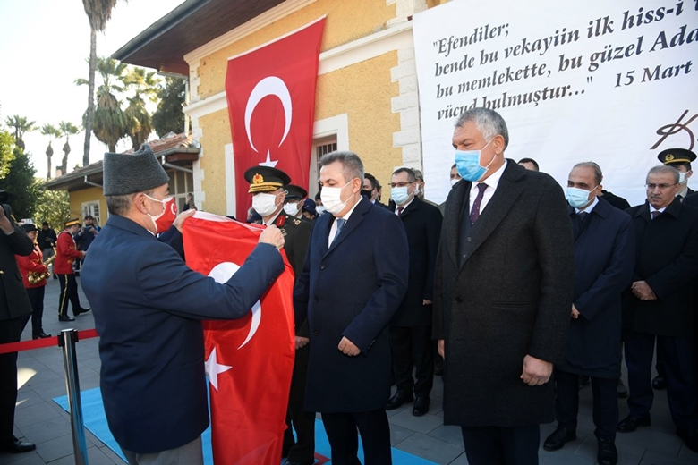ATATÜRK’ÜN ADANA’YA GELİŞİNİN 99. YIL DÖNÜMÜ TÖRENLE KUTLANDI