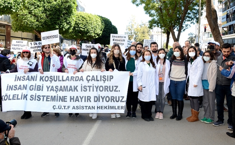 ADANA SAĞLIK PLATFORMU’NDAN GREV VE “BEYAZ YÜRÜYÜŞ”