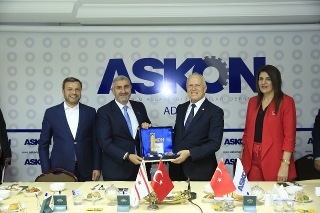 KKTC MECLİS BAŞKANI ZORLU TÖRE’DEN ASKON’A ZİYARET