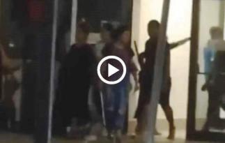 ADANA’DA KADINLAR SOPALARLA HASTANE BASTI