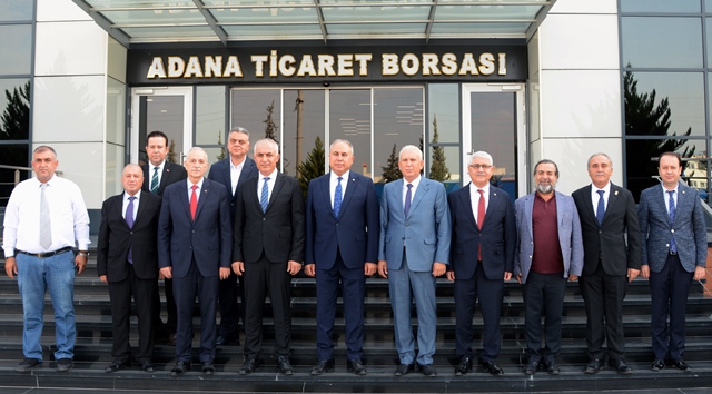 ADANA ESOB’DAN ATB YÖNETİCİLERİNE ‘HAYIRLI OLSUN’ ZİYARETİ