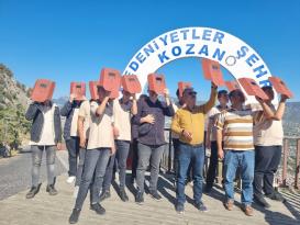 KAYNAK MASKESİYLE GÜNEŞ TUTULMASINI İZLEDİLER