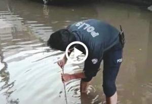 GÖLE DÖNEN SOKAĞI KOMİSER AÇMAYA ÇALIŞTI